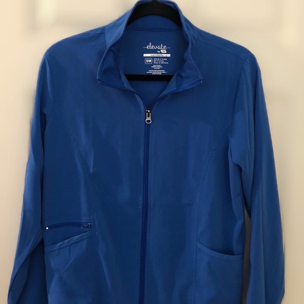 Elevate Blue Scrub Top